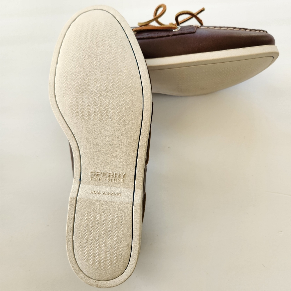 SPERRY Original Plushwave Boat Shoe Size 11 W Brown - Picture 7 of 16